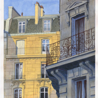Place Monge Facades, Paris