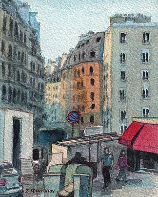 Rue de la Montagne De Geneviene, Paris